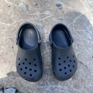 Crocs Kids Black Clogs
